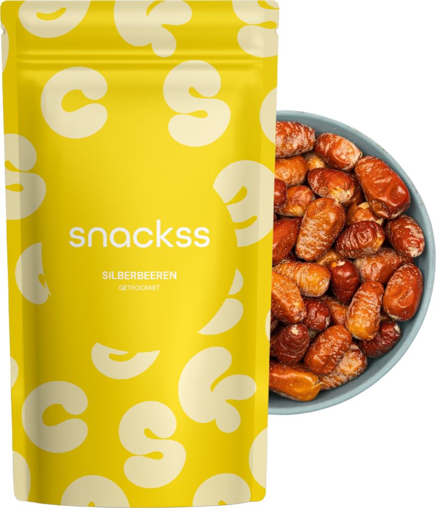Dried silverberries – 350g Exotic fruit delight | Snack & baking ingredient