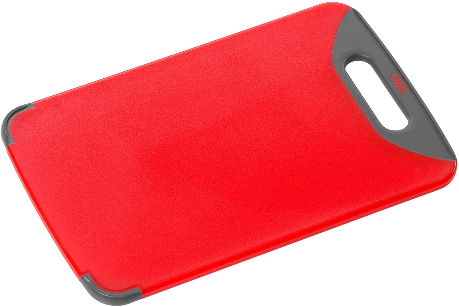 Silit 0020.7680.01 Chopping Board Anti-Bacterial Red 32 x 20 cm