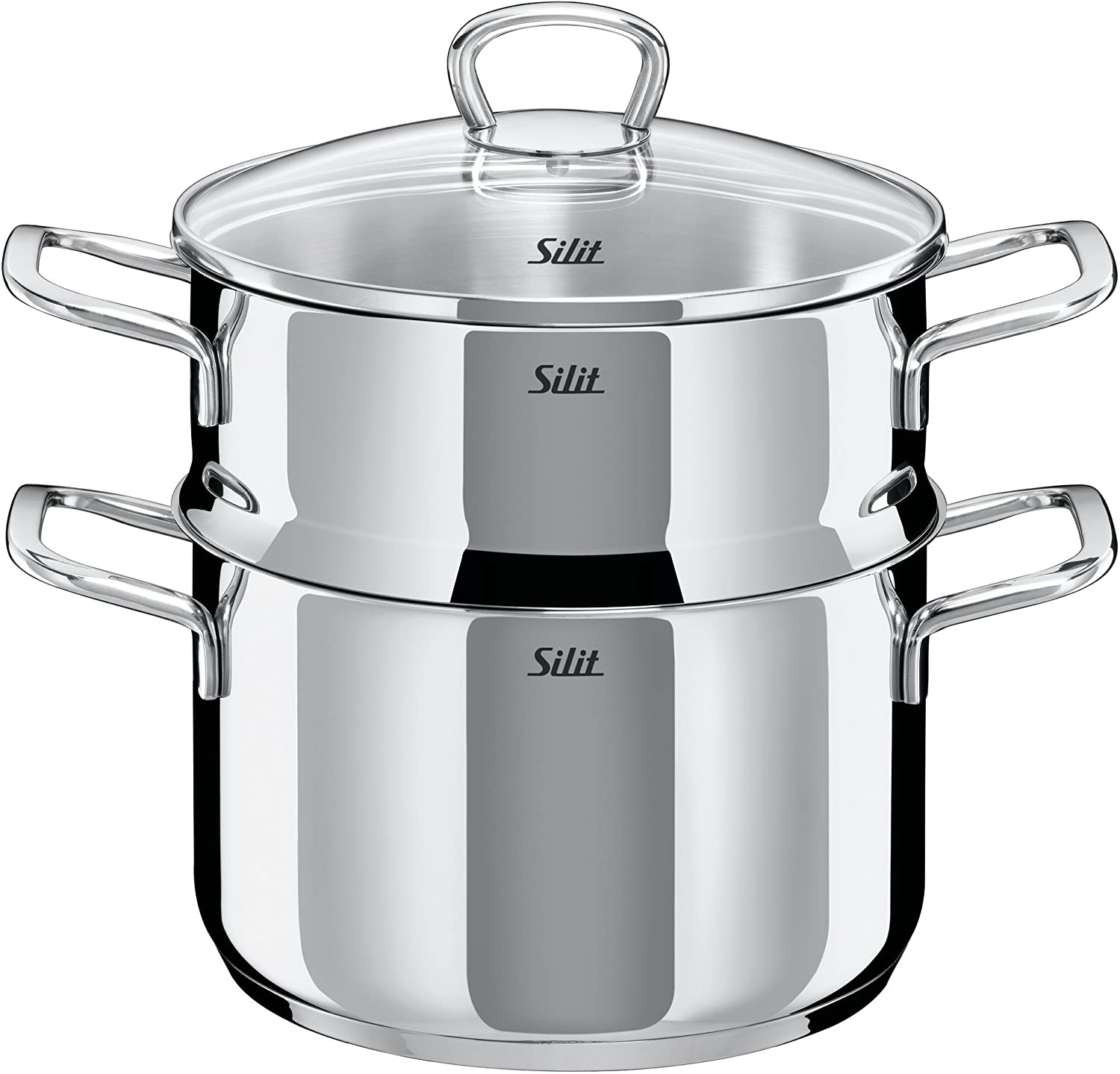 Silit 0720.6043.11 Steamer 20 cm with Lid Style