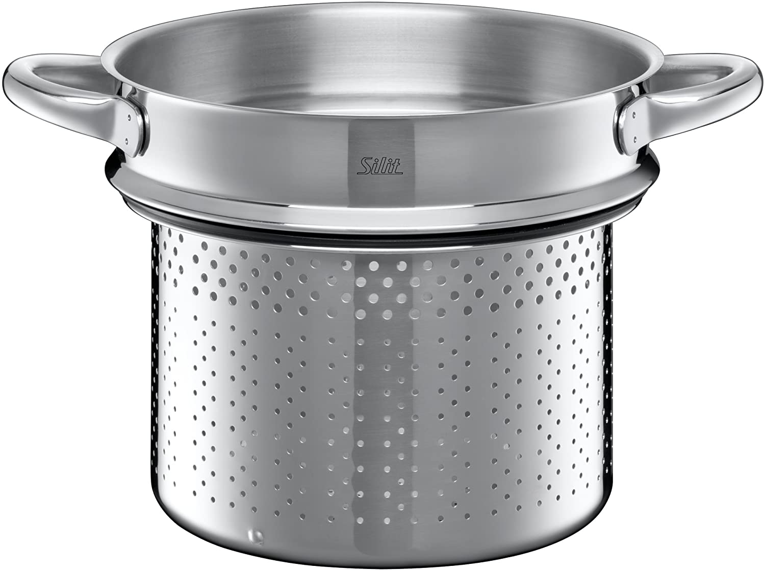 WMF Silit Vitaliano Insert for 24 cm Pasta Pan, Stainless Steel, Dishwasher Safe