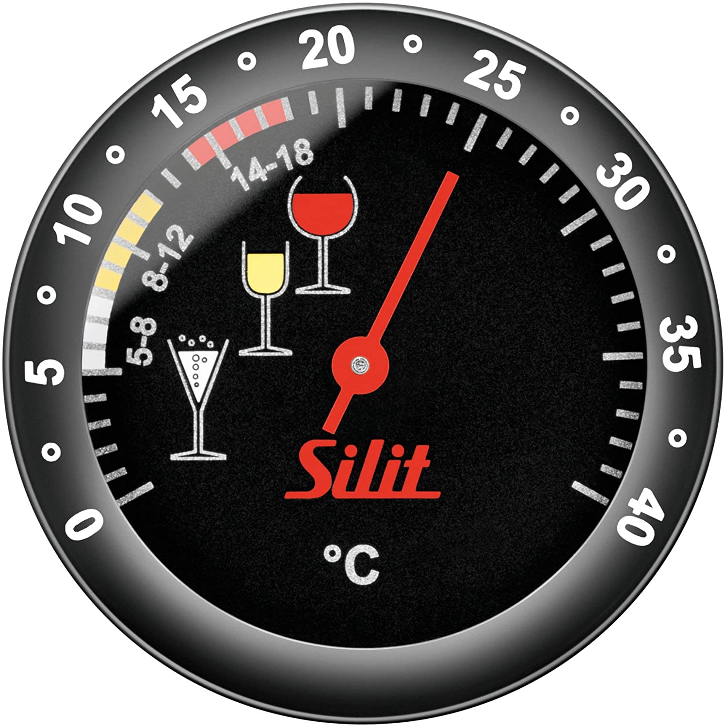Silit Sensero Wine Thermometer Rustproof Stainless Steel 18/10