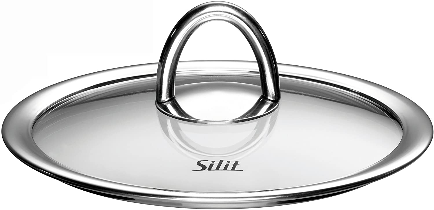 Silit Cooking Pot Diameter 24 cm Pot High Accento Pouring Rim Glass Silargan Function Lid Ceramic Suitable for Induction Cookers Dishwasher Safe Made in Germany