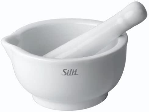 Silit Mortar and Pestle 11.5 cm Porcelain Dishwasher Safe