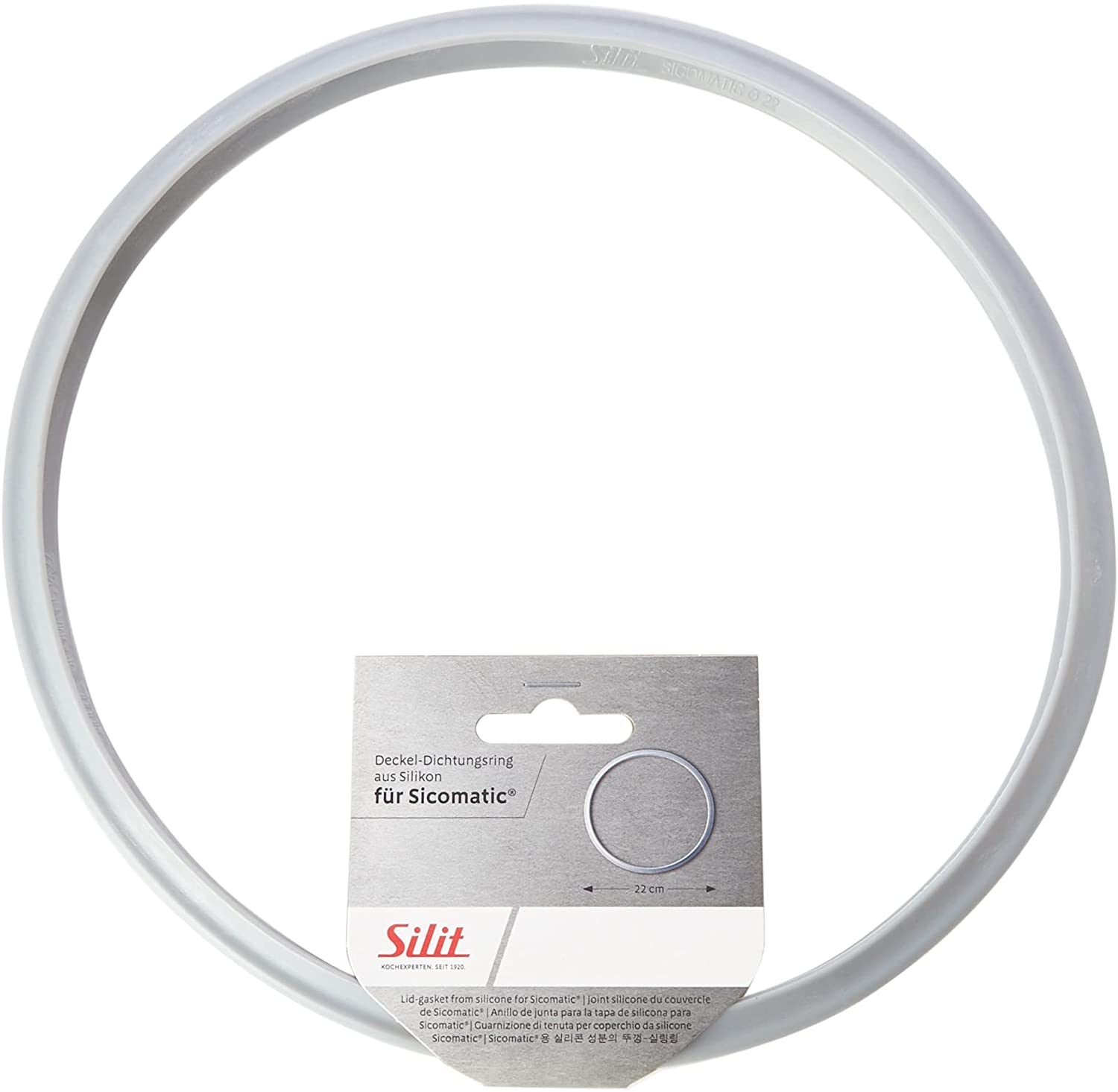 Silit Sicomatic Pressure Cooker Silicone Rubber Ring, 22 cm