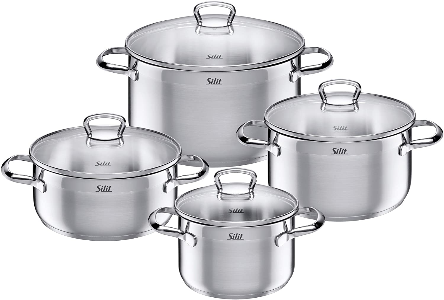 Silit Toskana 0015.4843.11 Pans Set of 4 Stainless Steel