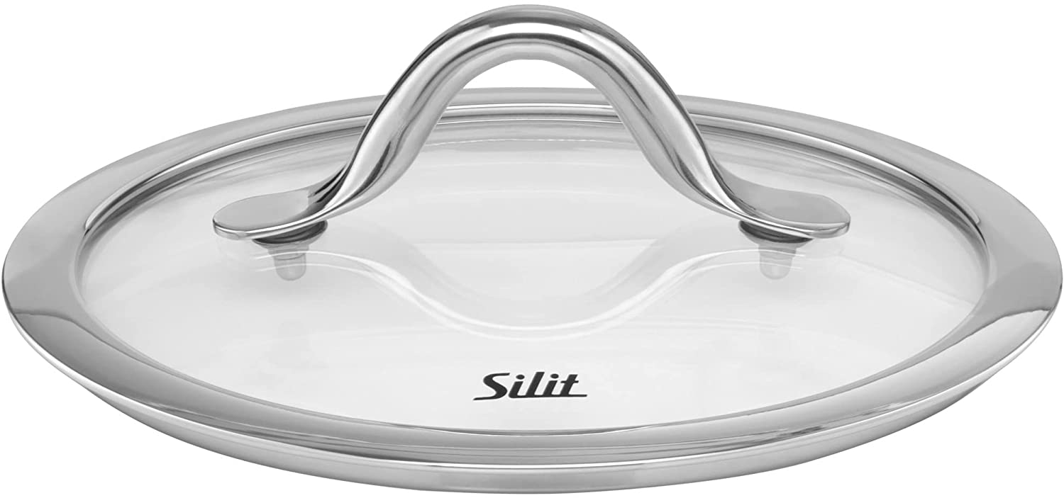 Silit Vitaliano 18 cm Glass Lid with Metal Handle Heat Resistant Glass