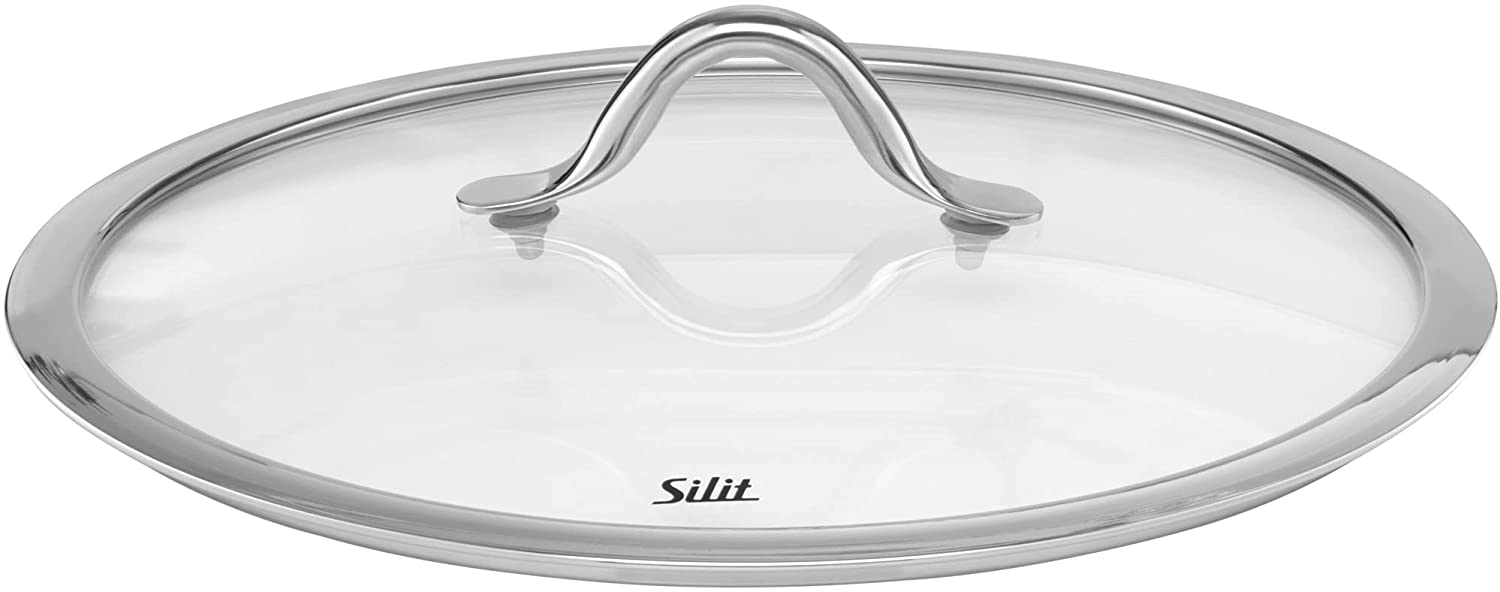Silit Vitaliano 28 cm Glass Lid with Metal Handle Heat Resistant Glass