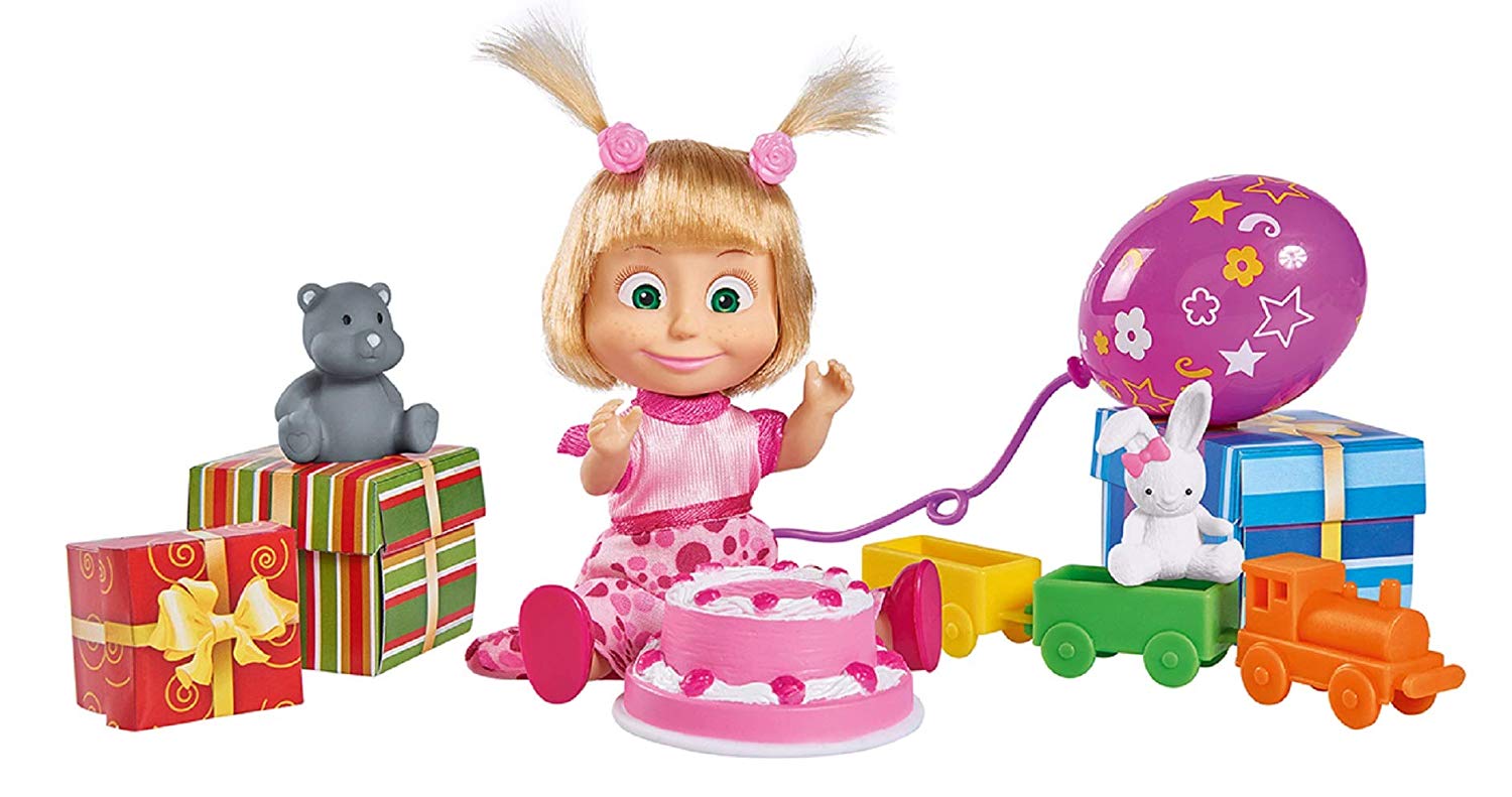 Simba 109301014 Mascha And The Bear – Happy Birthday Set [Toy]