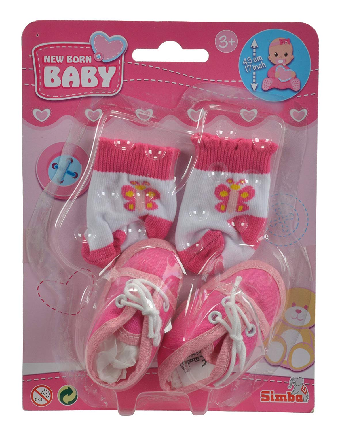 Simba New Born Baby Shoes And Socks 105560844, Sort.