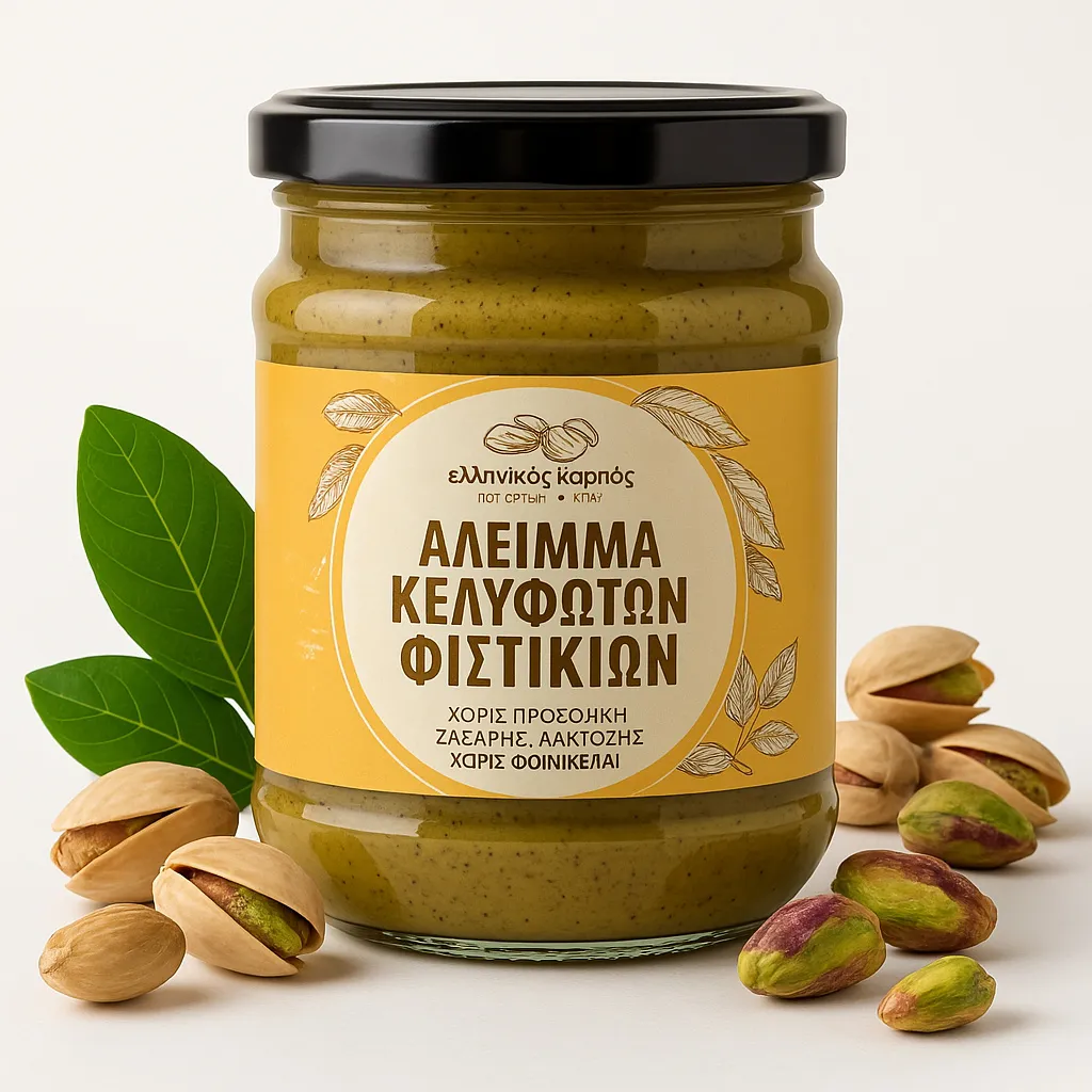 Simply Greek, Griechische Pistazienbutter, 250g, 100% natürlich, gemahlene geröstete Pistazien, Brotaufstrich, Pfannkuchenaufstrich, Kuchencreme
