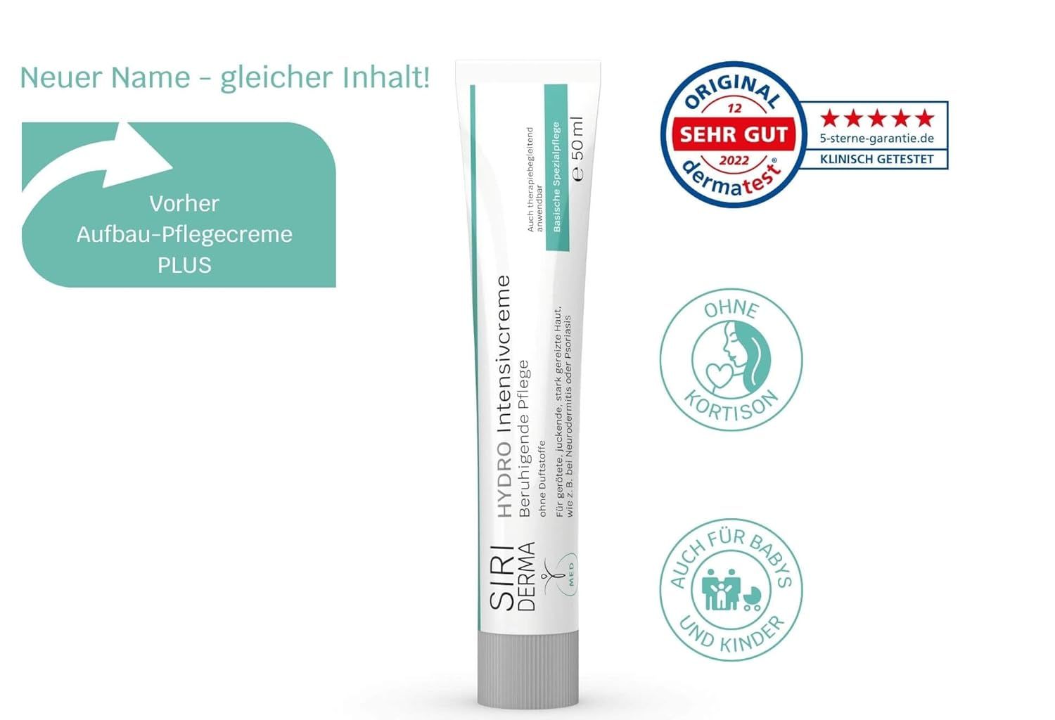 Siriderma HYDRO Intensivcreme ohne Duft