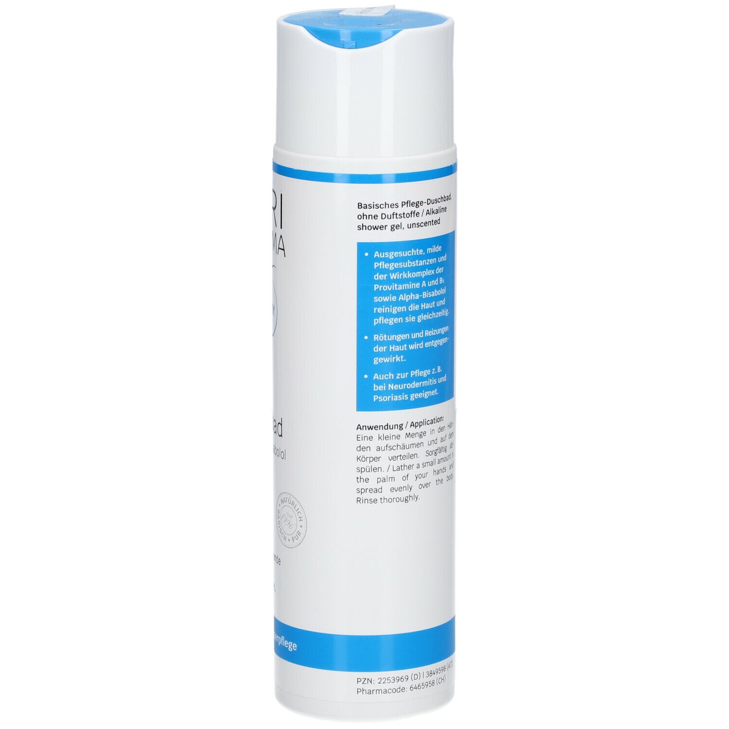 SIRIDERMA care shower gel without fragrances