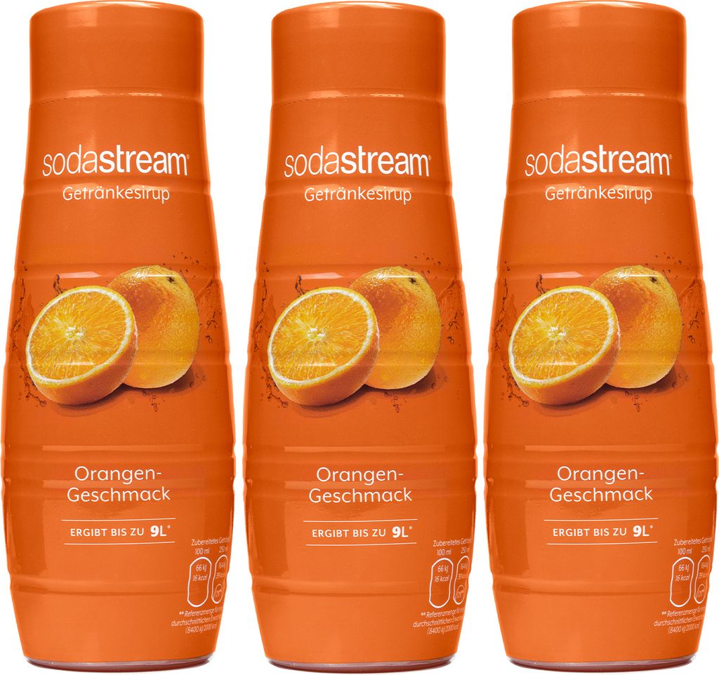 Sirup für SodaStream Classics Orange 440ml, 3 Stück