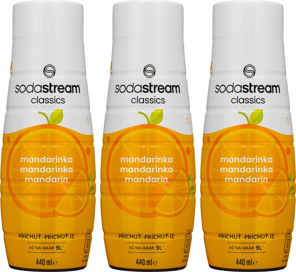 Sirup für SodaStream Mandarinen 440 ml, 3 Stück
