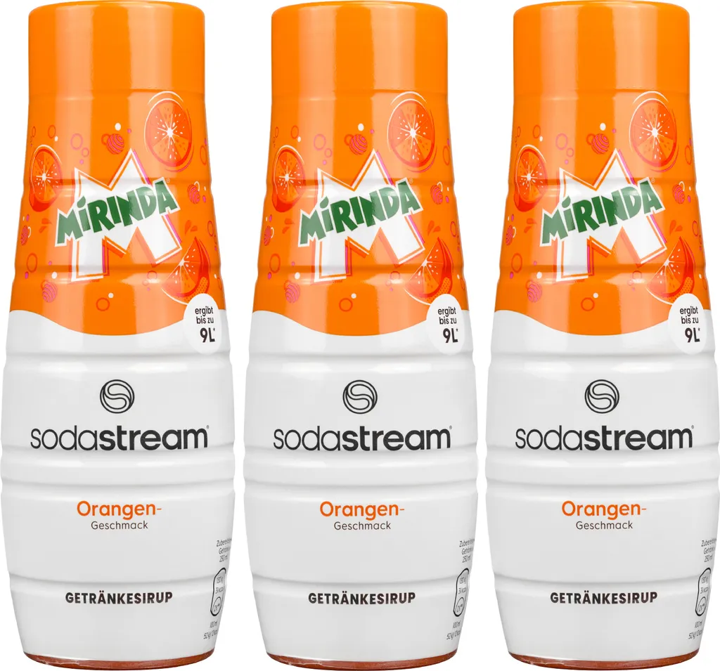Sirup für SodaStream Mirinda 440ml, 3 Stück
