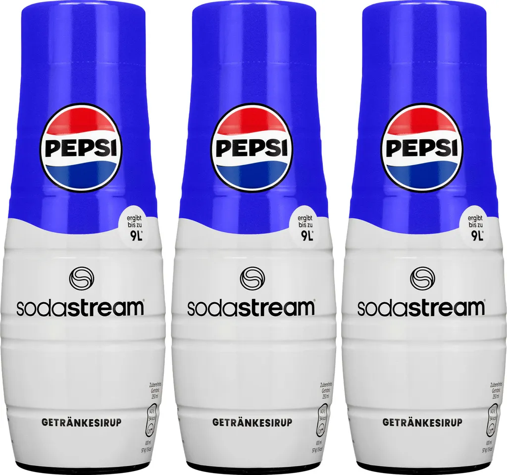 Sirup für SodaStream Pepsi 440ml, 3 Stück