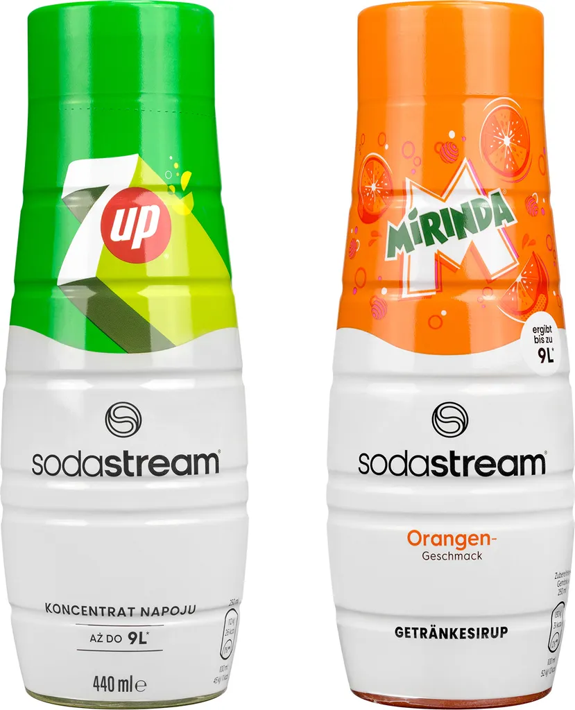 Sirupe für Sodastream 7UP und Mirinda