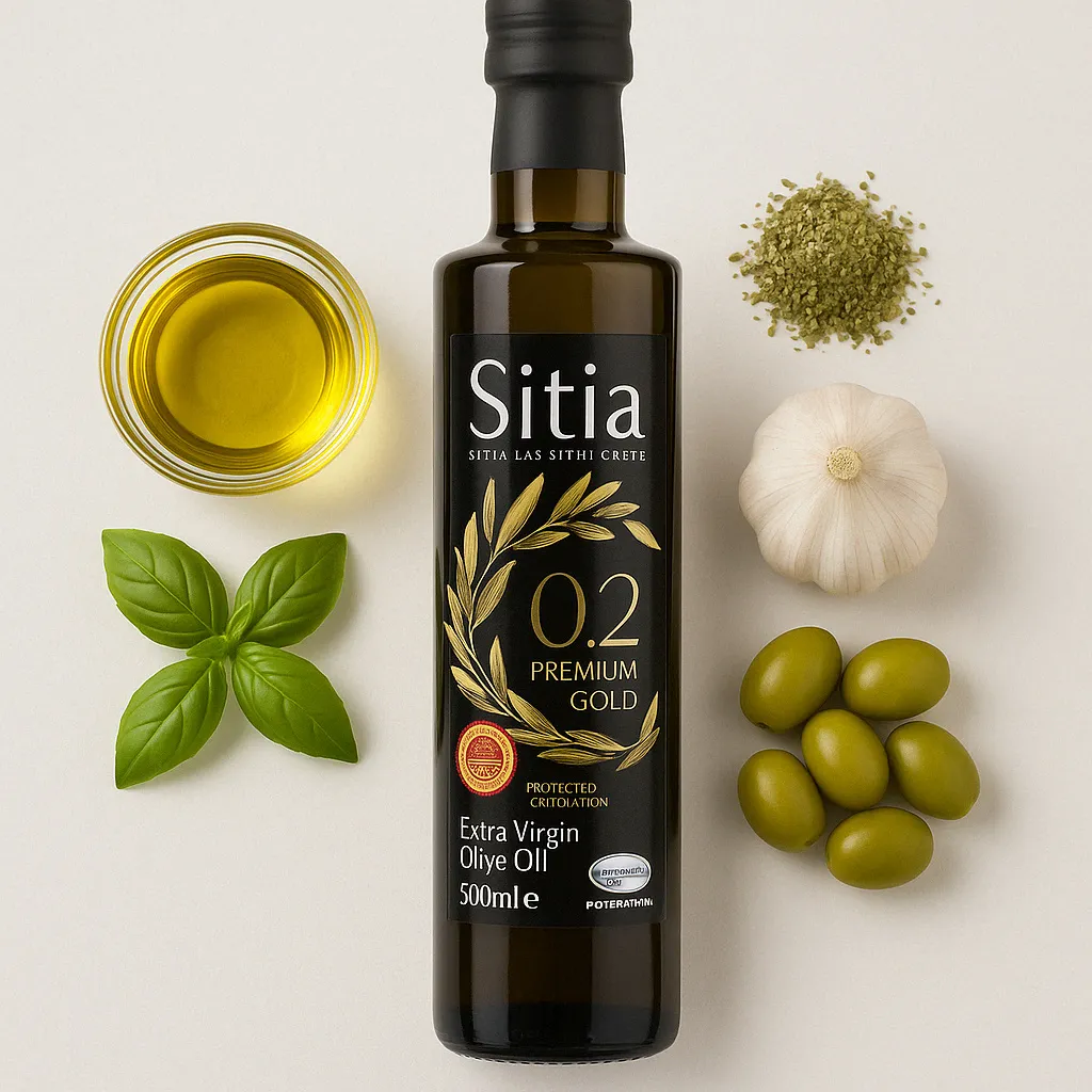 Sitia, Olivenöl, Olivenöl 500ml, Extra Vergine,  Griechisches Olivenöl, oliven öl