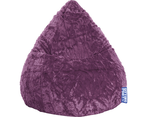 Bean bag Sitting Point Beanbag Fluffy XL approx. 220 liters aubergine 70x110 cm