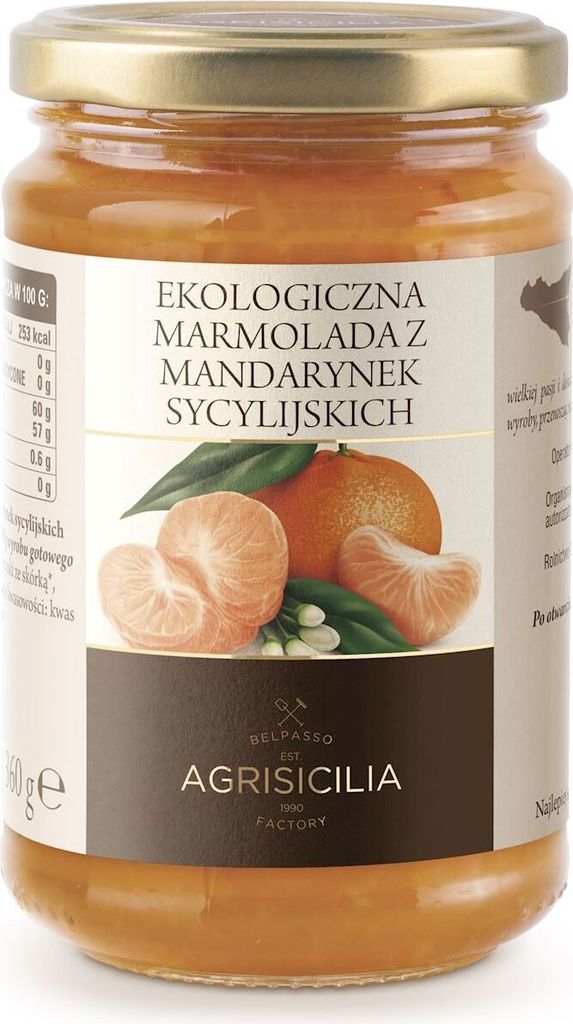 SIZILIANISCHE MANDARINENMARMELADE, 360 g - AGRISICILIA