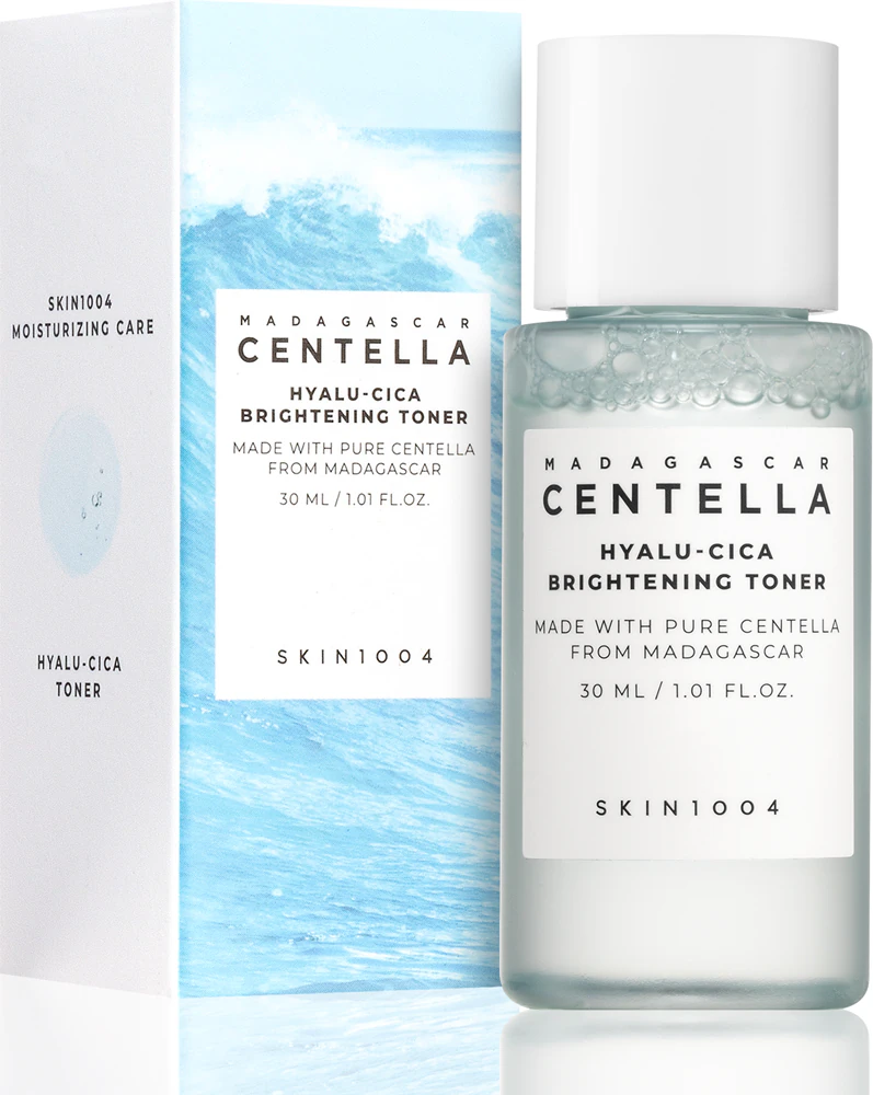 SKIN1004 Madagascar Centella Hyalu-Cica Brightening Toner gentle exfoliating tonic for hydrated and radiant skin
