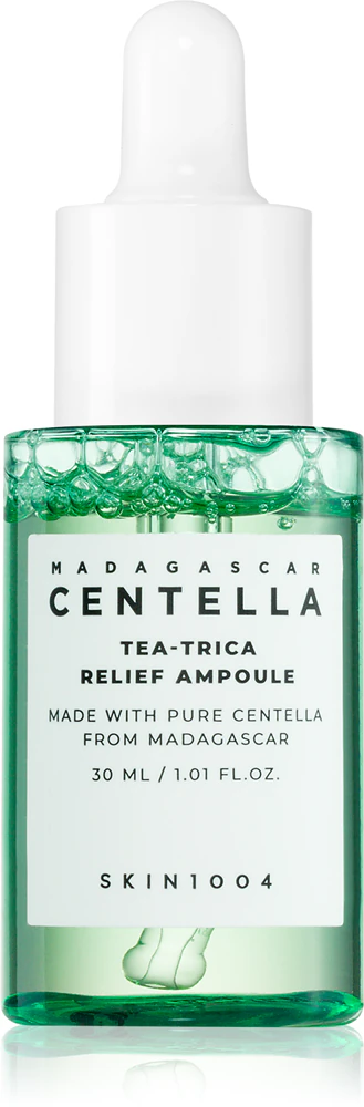 SKIN1004 Madagascar Centella Tea-Trica Relief Ampoule soothing facial serum for problematic skin, acne