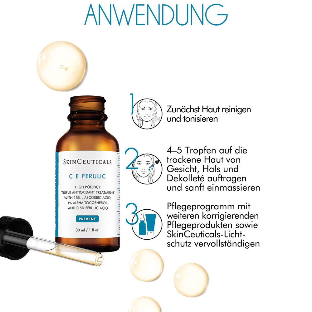 SkinCeuticals C E FERULIC, antioxidant anti-aging serum with vitamin C
