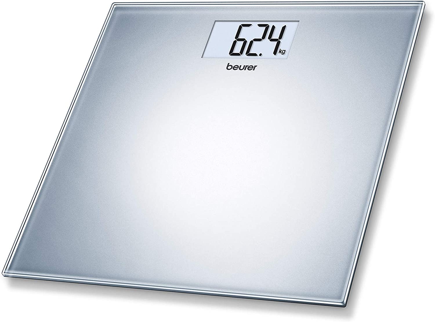 Beurer Silver-Plated Glass Bathroom Scales