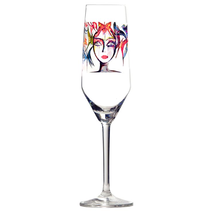 Slice Of Life Champagne Glass