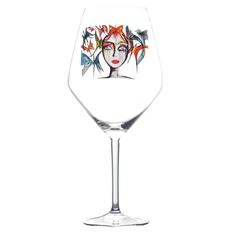 carolina-gynning Slice Of Life Wine Glass