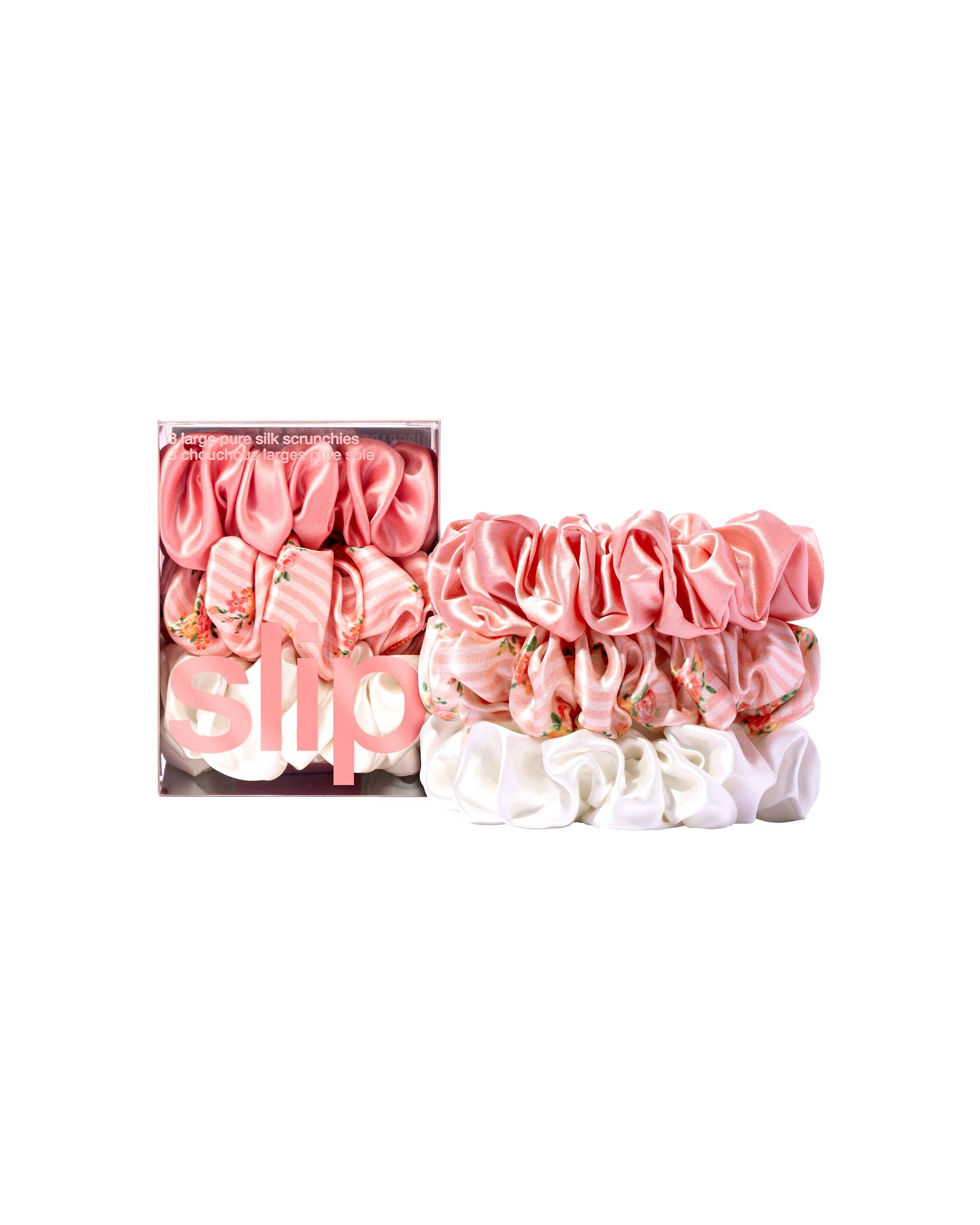 Slip Hair Accessory Largearge Scrunchies - Petal