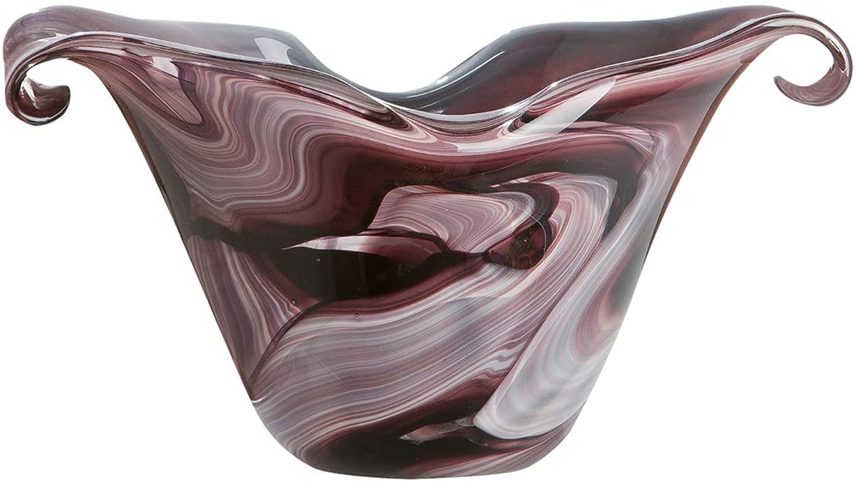 GILDE GLAS art Designer Decorative Bowl - Dyed Glass Height 19 cm