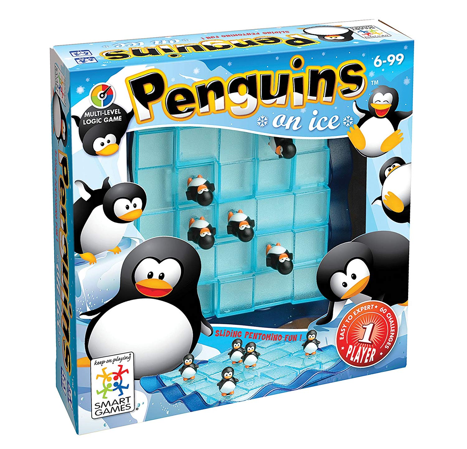 Smart Games Penguins On Ice Puzzle Game