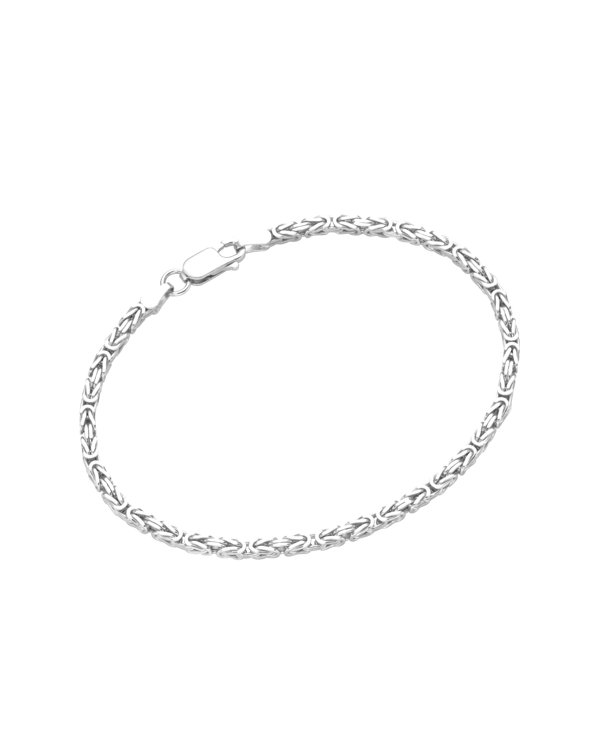 Smart Jewel bracelet bracelet byzantine chain, solid, silver 925