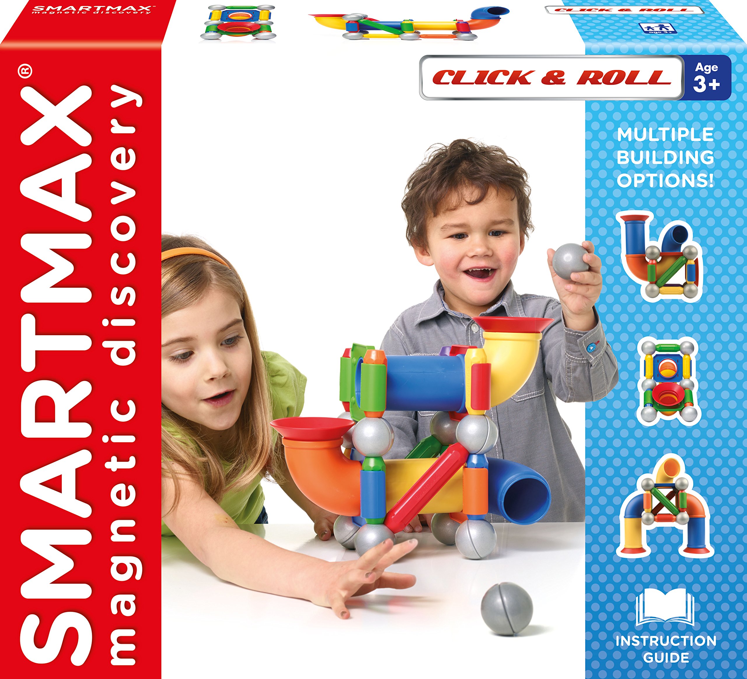 Smart Max  Smartmax Smx Click Roll Magnetic Building Set Motor Activity Toy