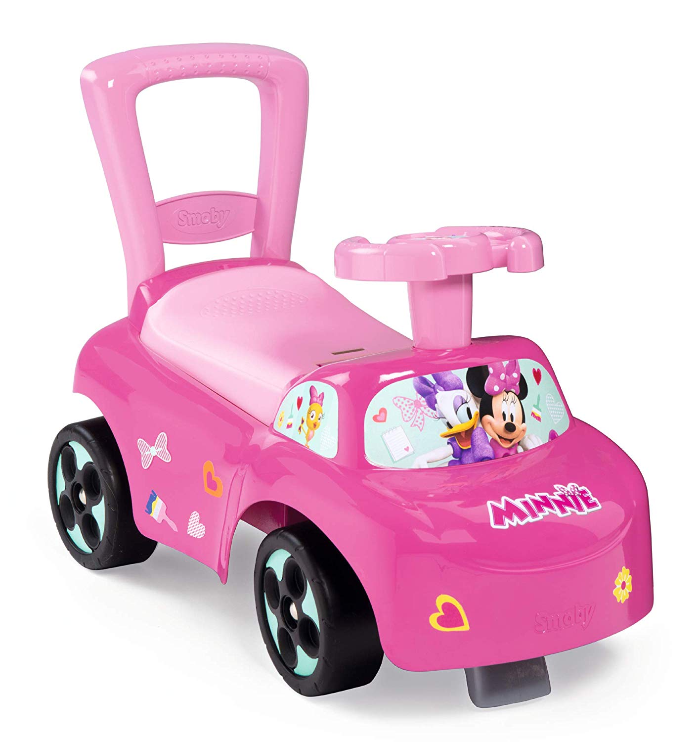 Smoby 720522 Minnie Car Ride-On Toy Pink