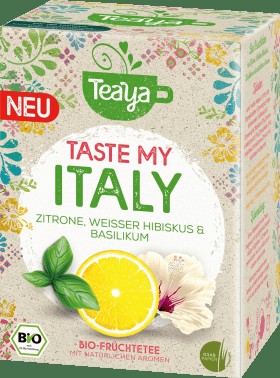 Fruit tea \ "key my Italy \" with lemon, white hibiscus, basil (17 bags), 34 g