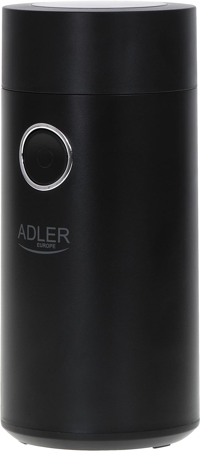 Adler ad 4446bs Electric Coffee Grinder Stainless Steel 150 W capacity up to 75 g grinder for coffee beans coffee grinder with safety blockade black/silver
