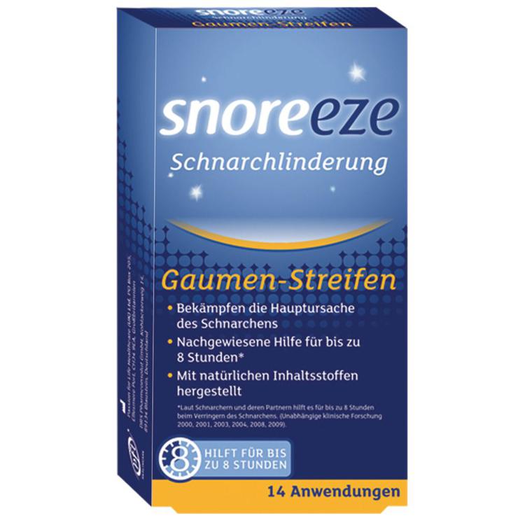 Snoreeze snoring relief palate strips