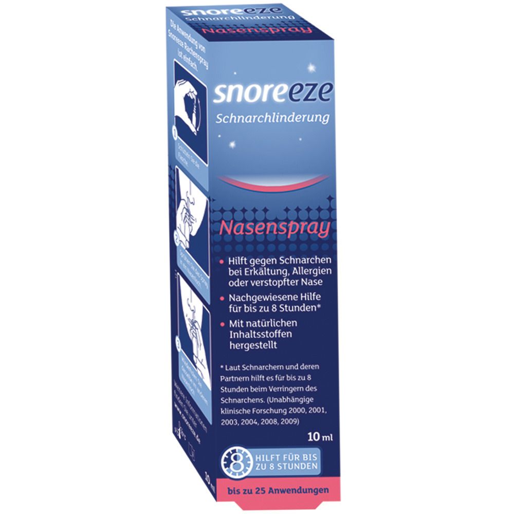 Snoreeze snoring nasal spray