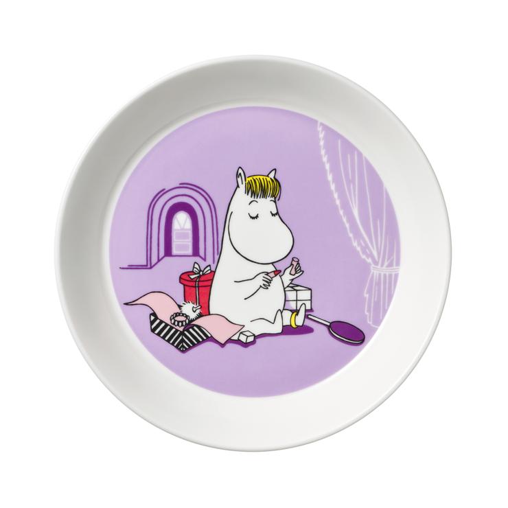 arabia Snork Maiden Moomin Plate Purple