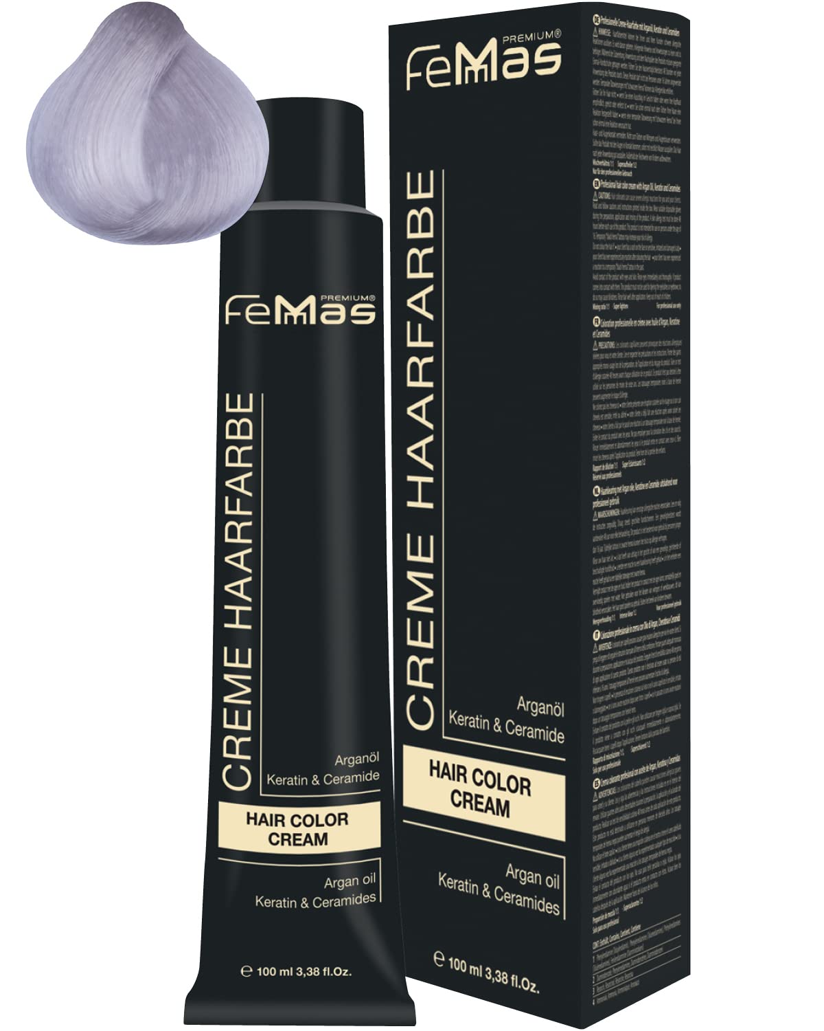 Femmas Hair Colour Cream 100 ml Hair Colour (Super Brightener Ultra Violet 902 S), ‎super