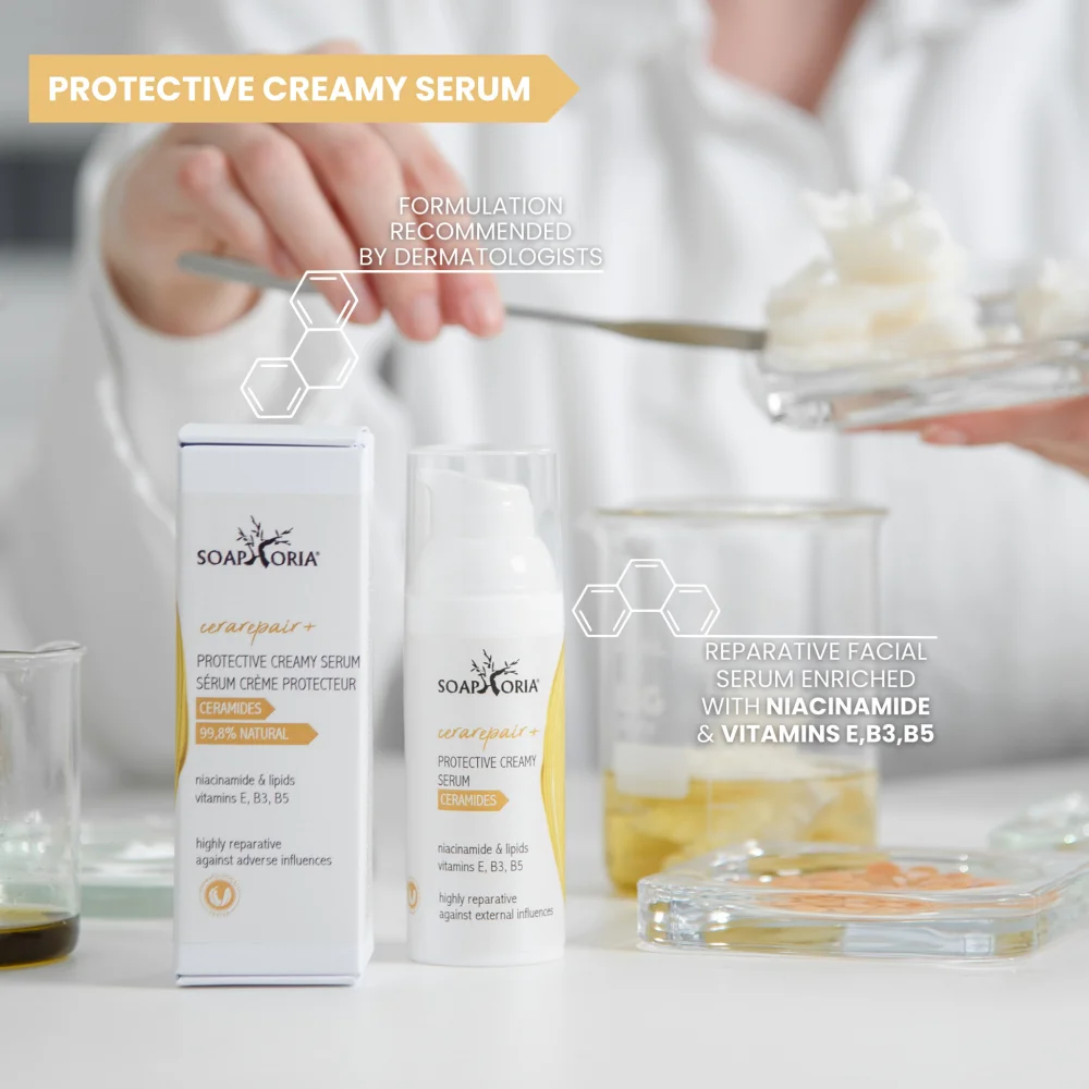 Soaphoria CeraRepair+ cream serum with ceramides