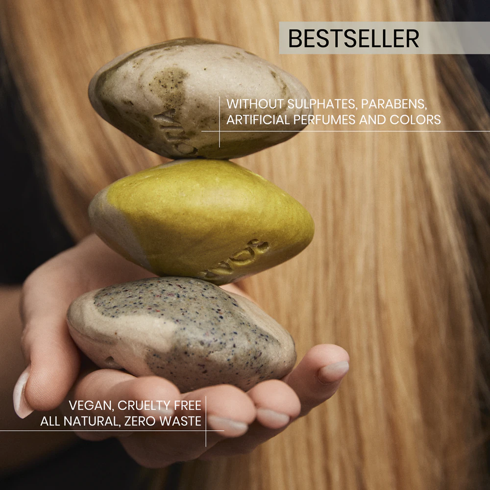 Soaphoria Hair Care Solid Shampoo Organic shampoo as a wash bar for dry and damaged hair
