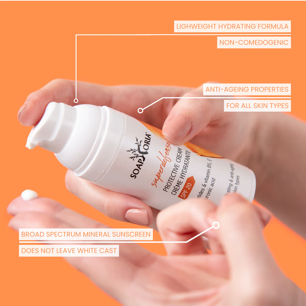 Soaphoria SuperDefense hydrating and protective cream with peptides