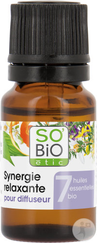 SoBio Étic Relaxing Fragrance with 7 Organic Essential Oils Flacon 10ml