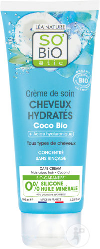 SoBio Étic Moisturizing Coconut and Hyaluronic Acid Tube 100ml