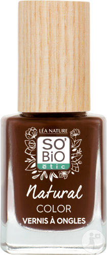 So’Bio Étic Make-Up Natural Color nail polish 75 chocolate brown bottle 11ml