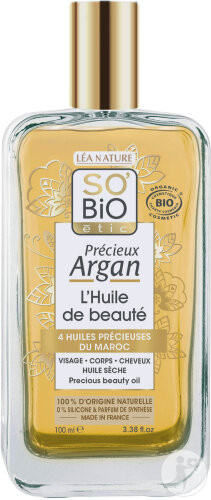 Sobio Étic Précieux Argan Beauty Dry Oil Bio Fles 100ml