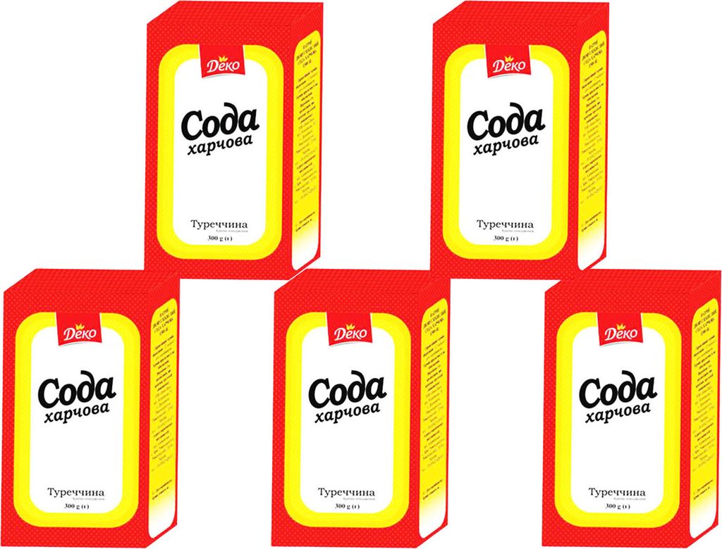 Soda powder pack of 5 (5 x 300g) baking soda sodium bicarbonate